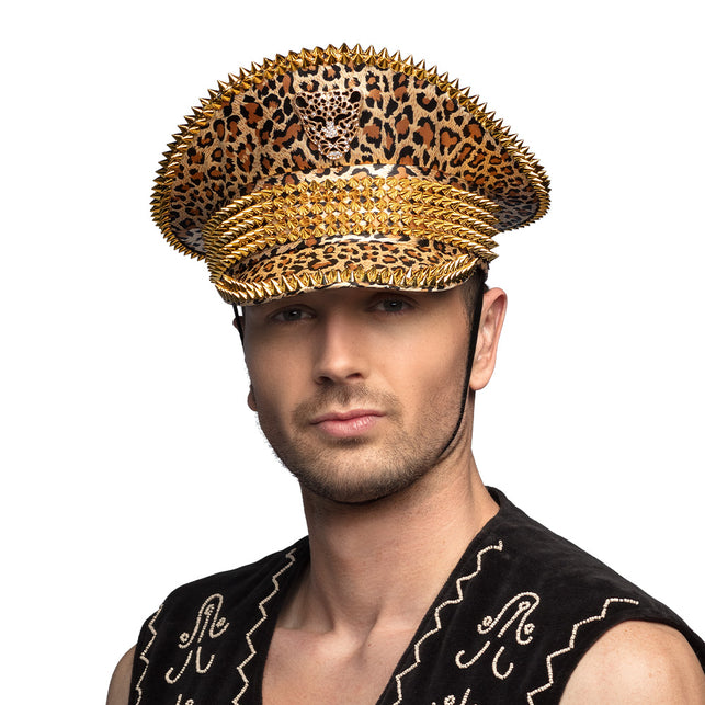 Boland Pet panter print goud Panthera