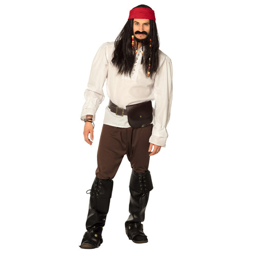 Boland Piraten pruik Pirates of the Carib Jack Sparr