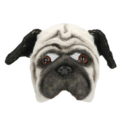 Boland Pluche mopshond masker (pug)