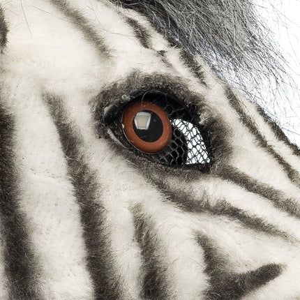 Boland Pluchen masker Zebra