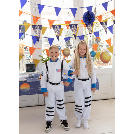 Boland Polyester banner Space 'Happy birthday'