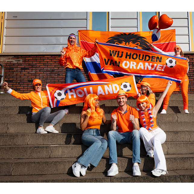 Boland Polyester reuzenvlag Brullende leeuw