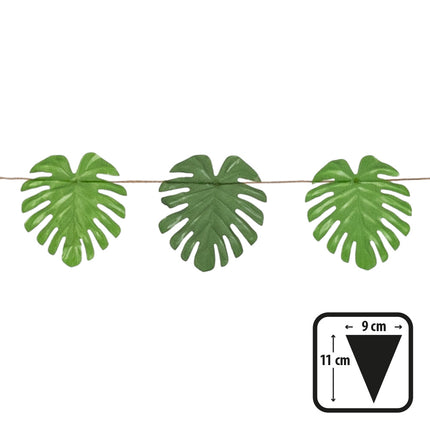 Boland Polyester slinger Palmbladeren