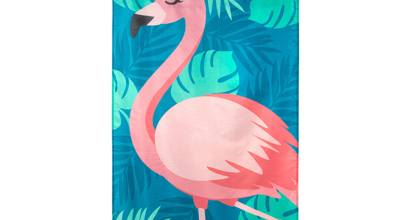 Boland Polyester vlag Flamingo