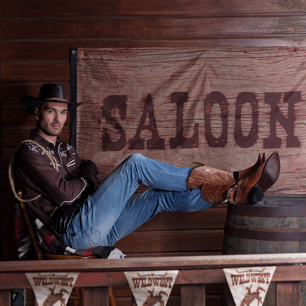 Boland Polyester vlag Wild West 'Saloon'