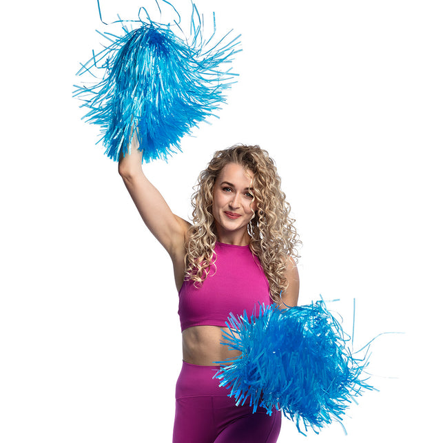 Boland Pompom deluxe blauw