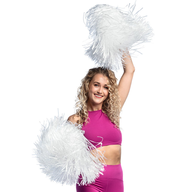 Boland Pompom deluxe wit