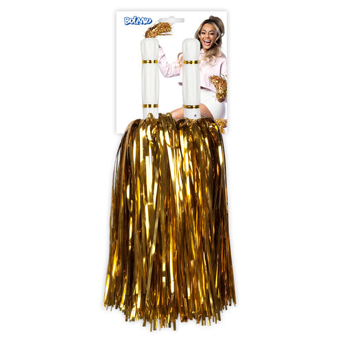 Boland Pompoms Metallic goud