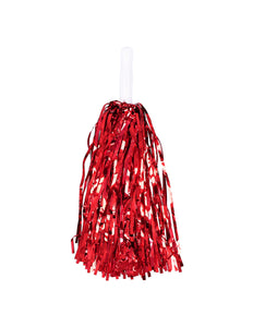 Boland Pompoms Metallic rood