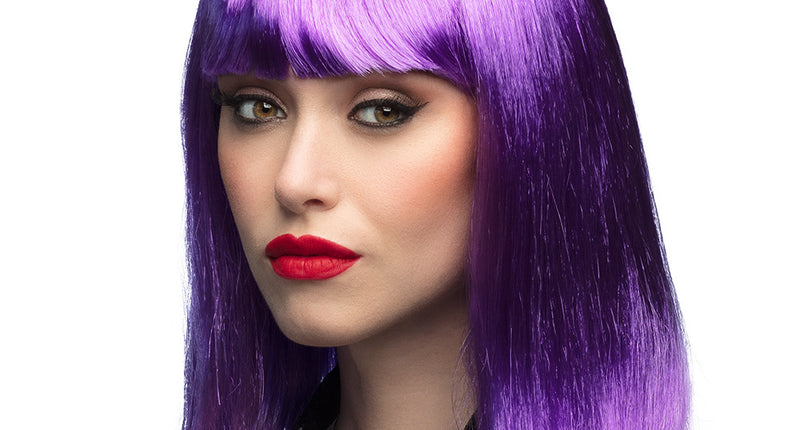 Boland Pruik Dance neon paars