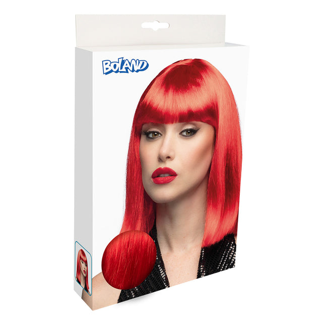Boland Pruik Dance neon rood