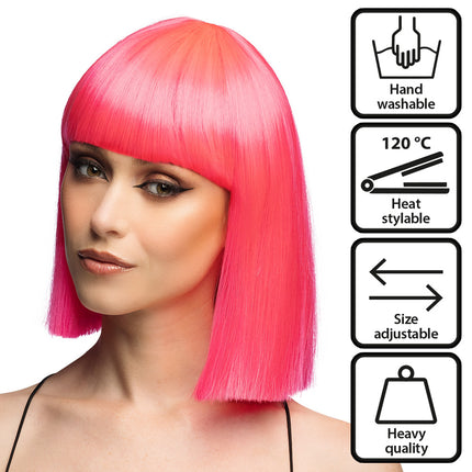 Boland Pruik Djamilla playful pink