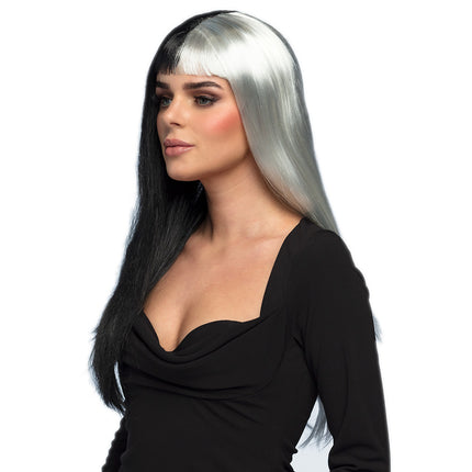 Boland Pruik Evil temptress zwart wit