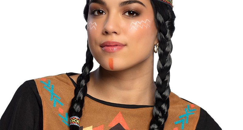 Boland Pruik indiaan Kewanee dames