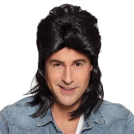 Boland Pruik Jimmy zwart met matje