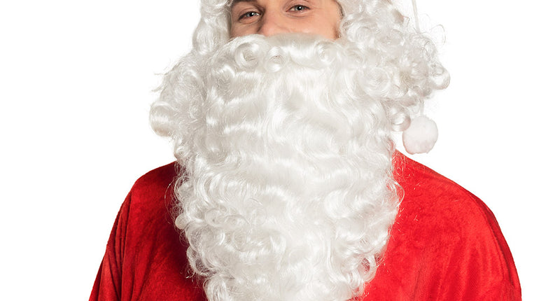 Boland Pruik Kerstman met lange baard