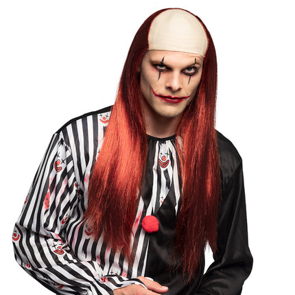 Boland Pruik Killer clown kaal hoofd