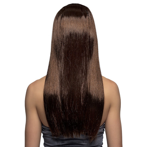 Boland Pruik lang haar bruin stijl