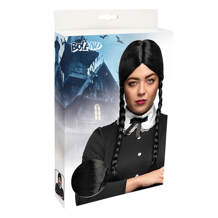 Boland Pruik met zwarte vlechten Secrete