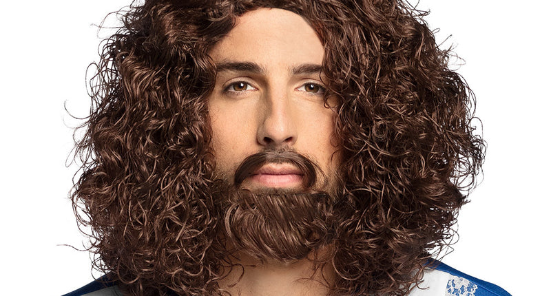 Boland Pruik Musketier bruin  D'artagnan