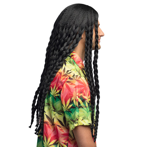 Boland Pruik Soul rebel lang zwart