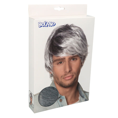 Boland Pruik Tyler zwart/wit