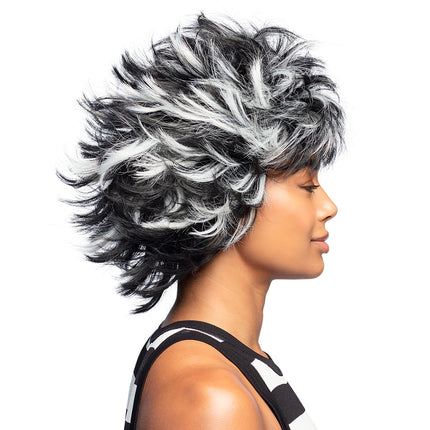 Boland Pruik Wild Wanda zwart grijs