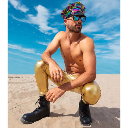 Boland Regenboog pet met glitters