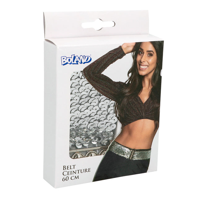 Boland Riem Pailletten zilver