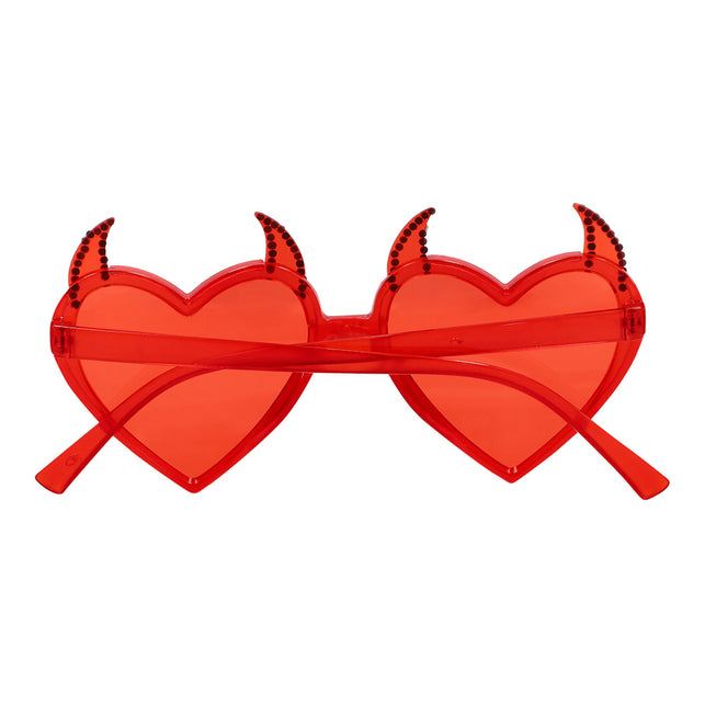 Boland Rode duivel partybril (Halloween bril)