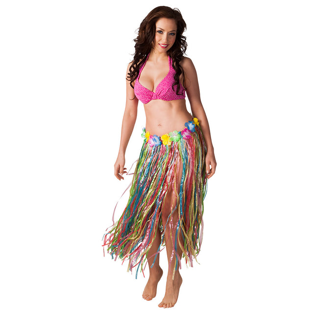 Boland Rokje Hawaii lang multikleur