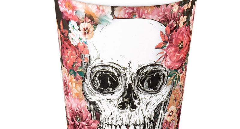 Boland Set 10 papieren bekertjes Day of the Dead