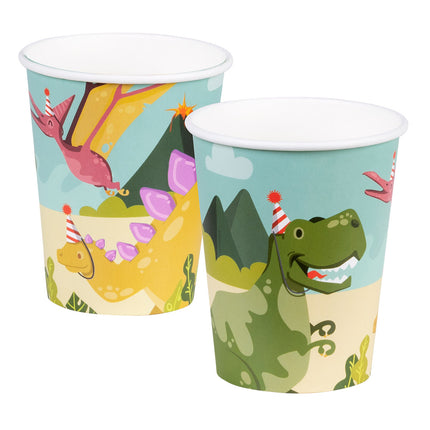 Boland Set 10 papieren bekertjes Dino party