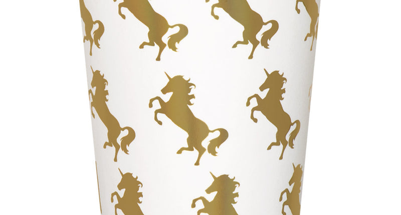 Boland Set 10 papieren bekertjes Eenhoorn
