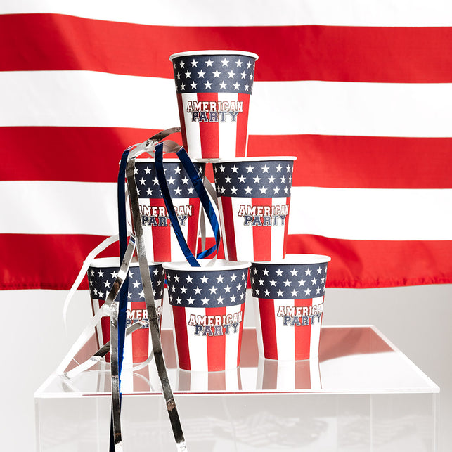 Boland Set 10 papieren bekertjes USA