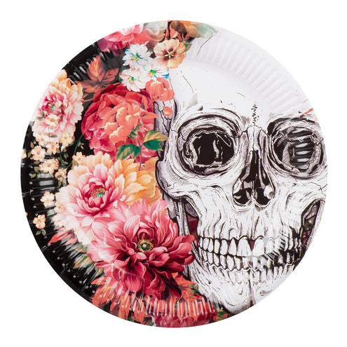 Boland Set 10 papieren bordjes Day of the Dead