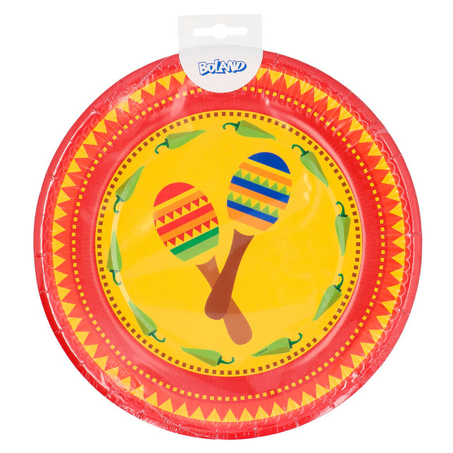 Boland Set 10 papieren bordjes Mexico