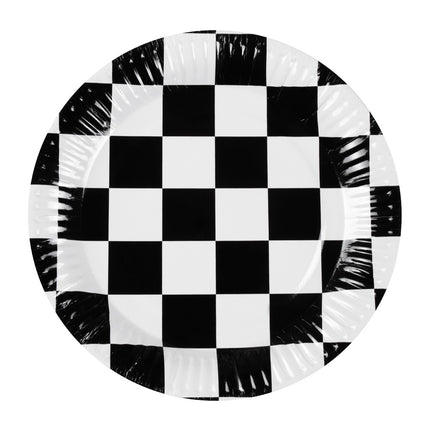 Boland Set 10 papieren bordjes Racing