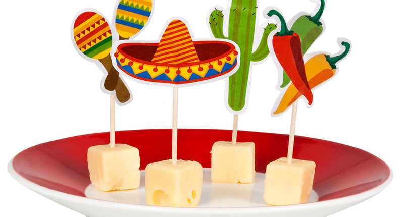 Boland Set 12 cocktailprikkers Mexico