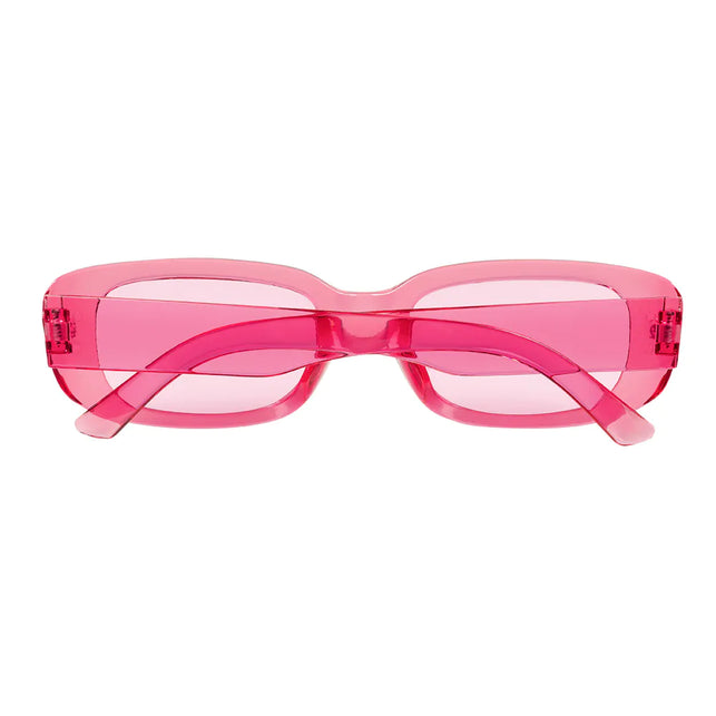 Boland Set 2 partybrillen Techno zwart/roze