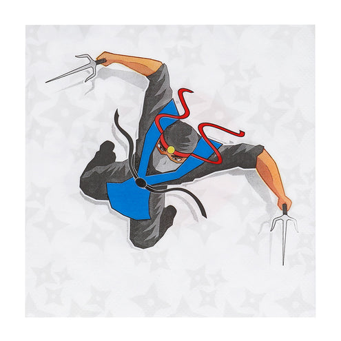 Boland Set 20 papieren servetten 'Ninja'