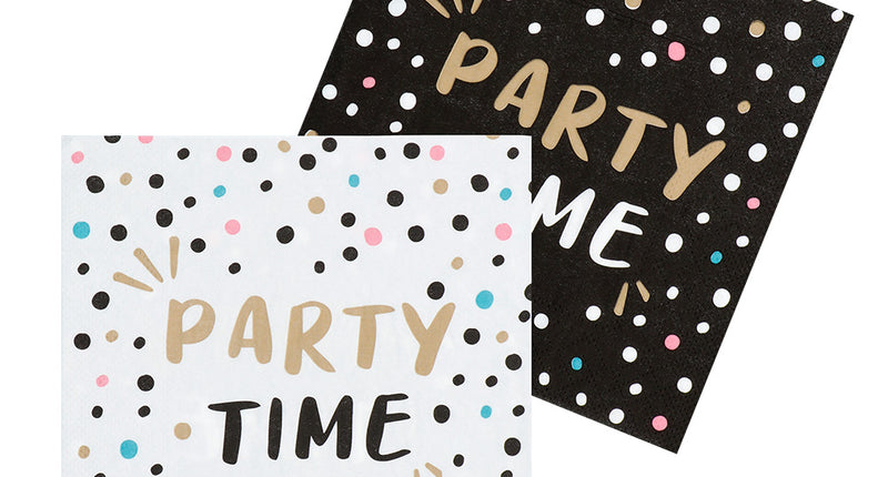 Boland Set 20 papieren servetten 'Party time'
