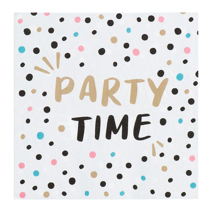 Boland Set 20 papieren servetten 'Party time'