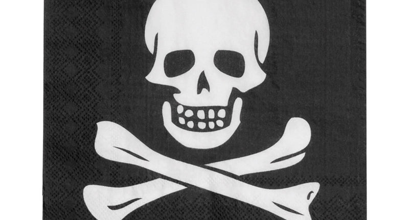 Boland Set 20 papieren servetten Piraten classic