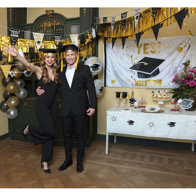 Boland Set 20 papieren servetten 'Yes you did it'