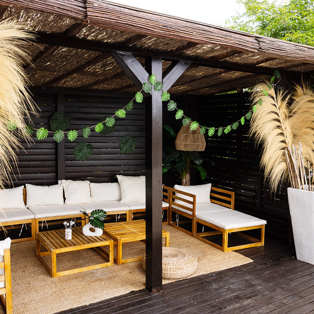 Boland Set 4 palmbladeren Exotic