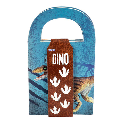 Boland Set 4 papieren feestzakjes T-rex