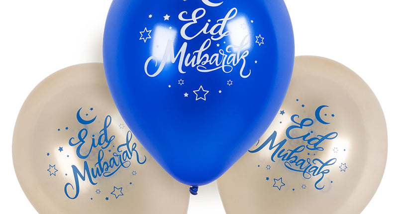 Boland Set 6 latex ballonnen 'Eid Mubarak'