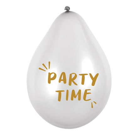 Boland Set 6 latex ballonnen 'Party time'