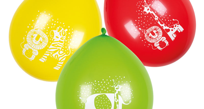 Boland Set 6 latex ballonnen Safari